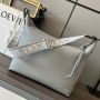 Loewe Large Cubi Messenger Bag-Ash grey