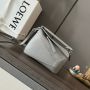 Loewe Mini Puzzle in Grained Calfskin -Ash grey