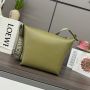 Loewe Small Cubi Messenger Bag-Olive