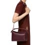 Loewe Small Puzzle in Classic Calfskin-Burgundy 