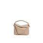 Loewe Small Puzzle in Grained Calfskin-Ash grey 