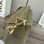 Loewe Small Puzzle in Classic Calfskin -Olive green