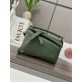 Loewe Small Puzzle in Classic Calfskin-Bottle green 