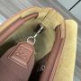 Loewe Flamenco Satchel-Brown