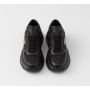 Prada re-nylon and leather sneaker, 35-45