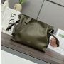 Loewe Medium Flamenco Bag-Olive green