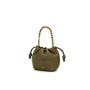 Loewe Mini Flamenco Purse Clutch-Olive green