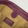 Loewe Mini Flamenco Purse Clutch-Burgundy