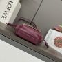 Loewe Mini Flamenco Purse Clutch-Burgundy