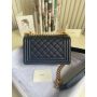 Small Boy Chanel Handbag in Grained leather 