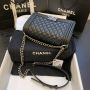 Medium Boy Chanel Handbag  in Lambskin 