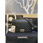 Medium Boy Chanel Handbag  in Lambskin 