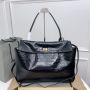 Balenciaga Rodeo Large Handbag Crocodile Embossed - Black