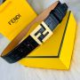 Fendi FF Leather Belt 4cm