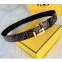 Fendi FF Leather Belt 4cm