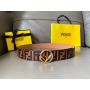 Fendi FF Leather Belt 4cm