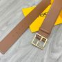 Fendi Wide Leather Belt 6.0cm