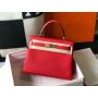 Hermes Kelly 32 2way Handbag in Togo Leather 