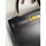 Hermes Kelly 25 2way Handbag in Box Leather 