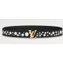 LV x YK LV Initiales 30mm Reversible Painted Dots Belt