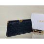 Dior Caro Noire Clutch