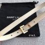 Saint Laurent Cassandre Thin Belt 