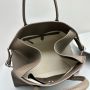 The Row Soft Margaux 15 Bag in leather-Grey