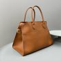 The Row Soft Margaux 15 Bag in leather