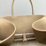 The Row Soft Margaux 15 Bag in leather-Taupe