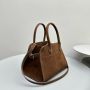 The Row Soft Margaux 10 Bag in Suede