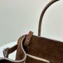 The Row Soft Margaux 12 Bag in Suede